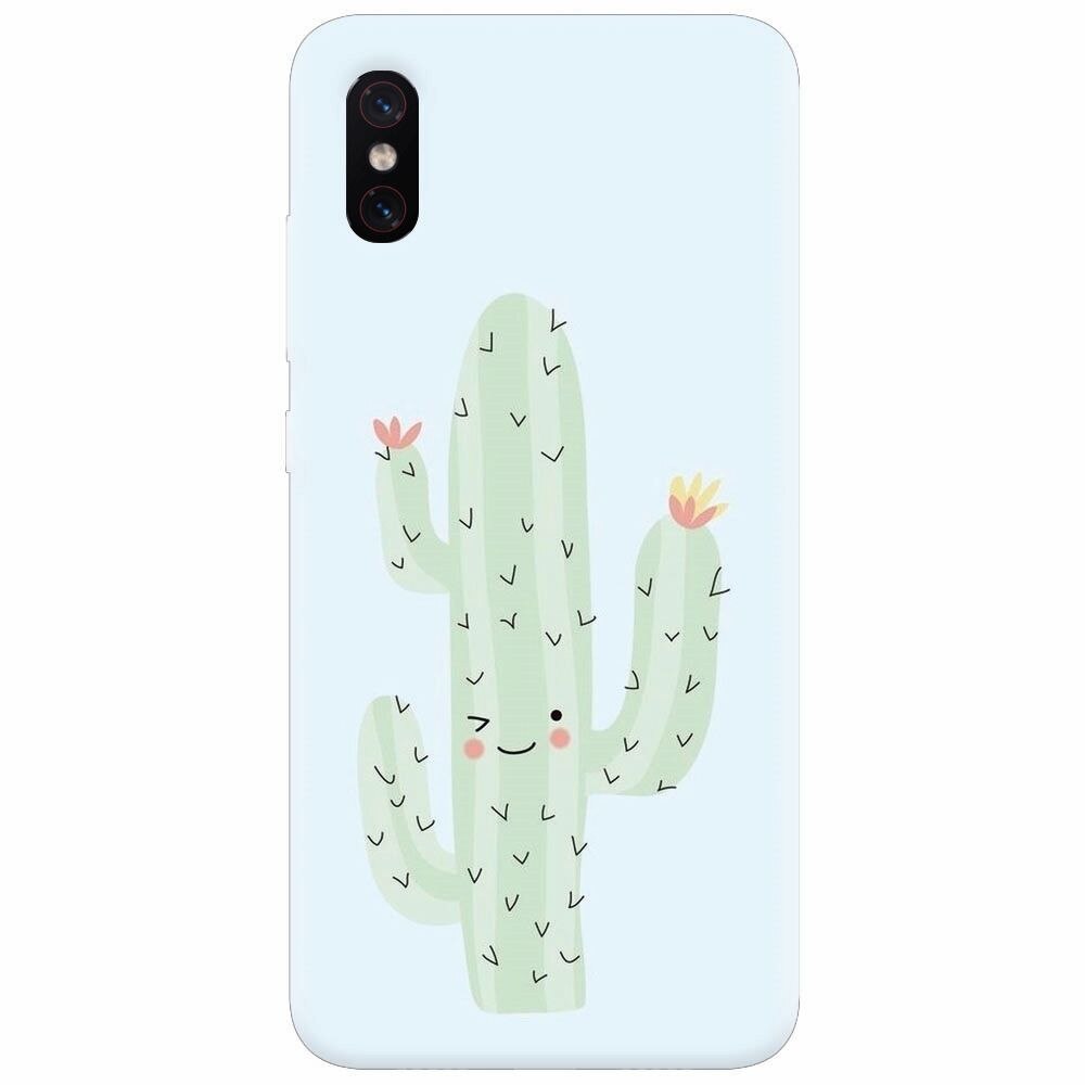 Husa silicon pentru Xiaomi Mi 8 Pro, Cactus