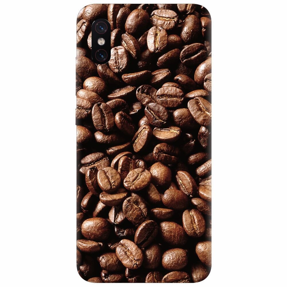 Husa silicon pentru Xiaomi Mi 8 Pro, Coffee Beans