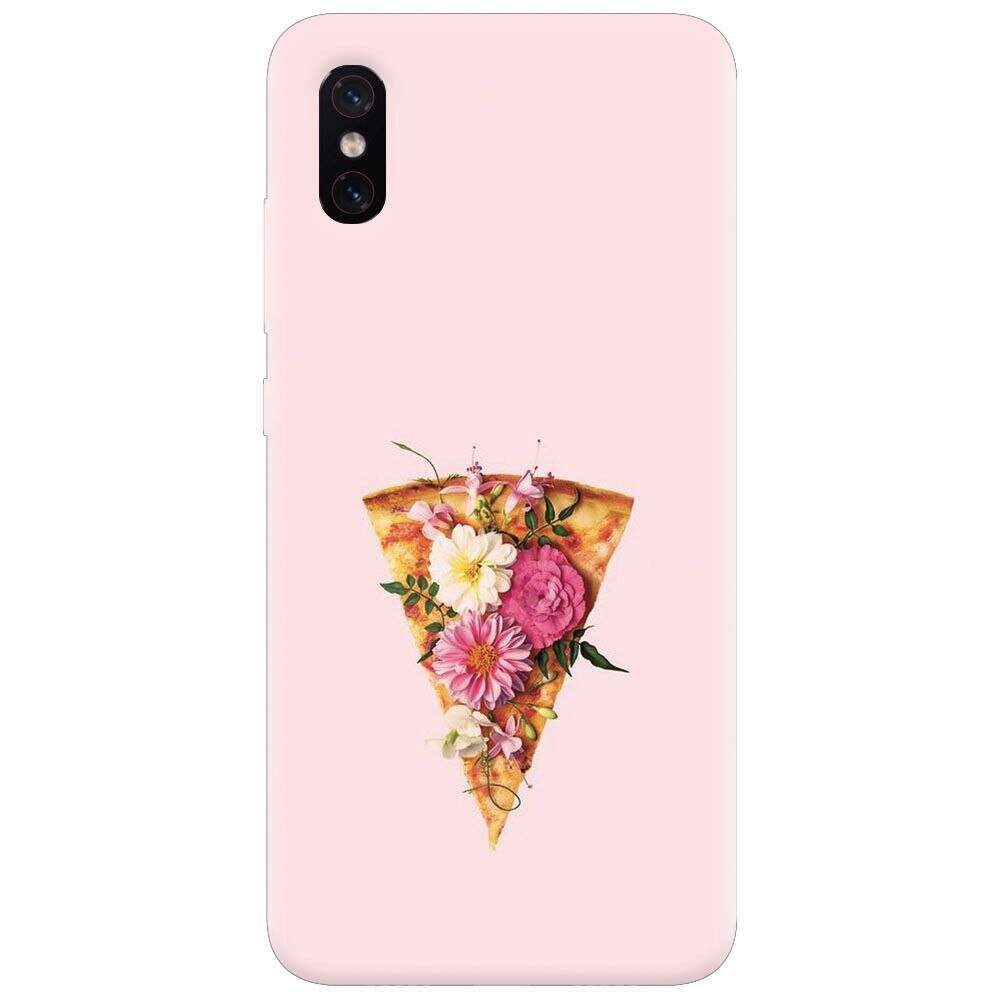 Husa silicon pentru Xiaomi Mi 8 Pro, Flower Pizza