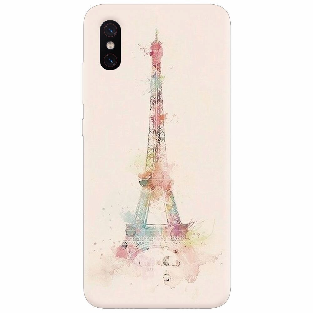 Husa silicon pentru Xiaomi Mi 8 Pro, Eiffel Tower 001