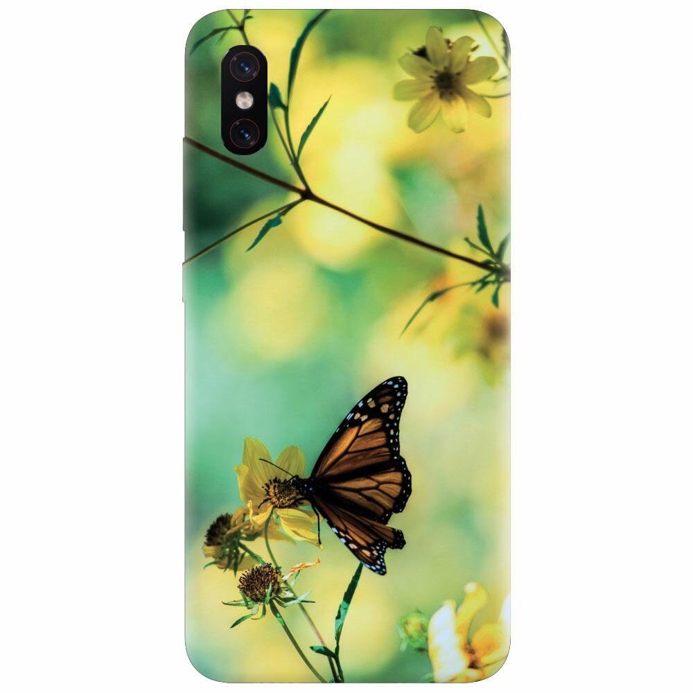Husa silicon pentru Xiaomi Mi 8 Pro, Butterfly
