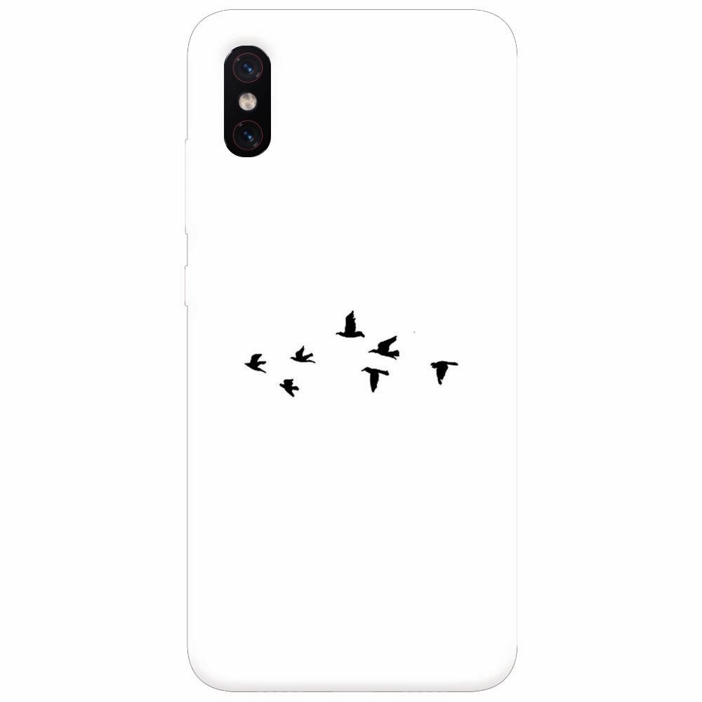 Husa silicon pentru Xiaomi Mi 8 Pro, Birds