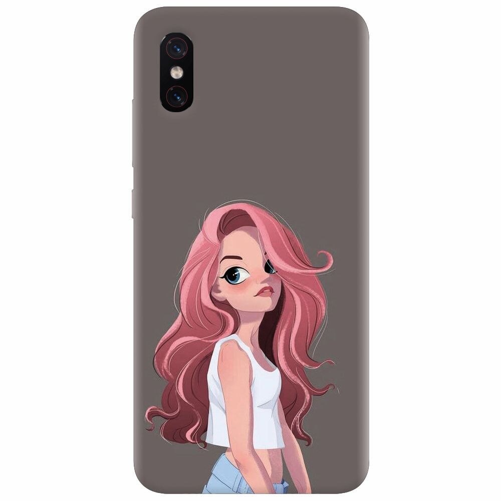 Husa silicon pentru Xiaomi Mi 8 Pro, Cute Girl