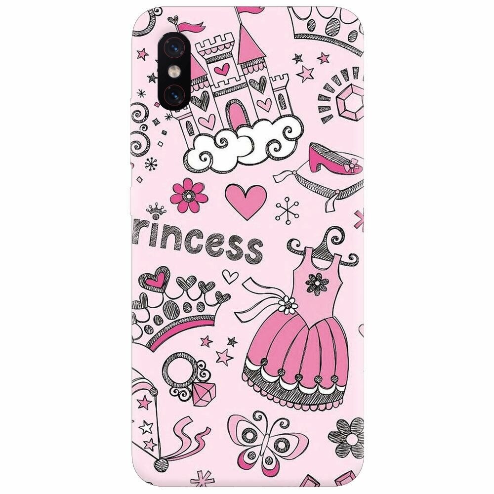 Husa silicon pentru Xiaomi Mi 8 Pro, Princess