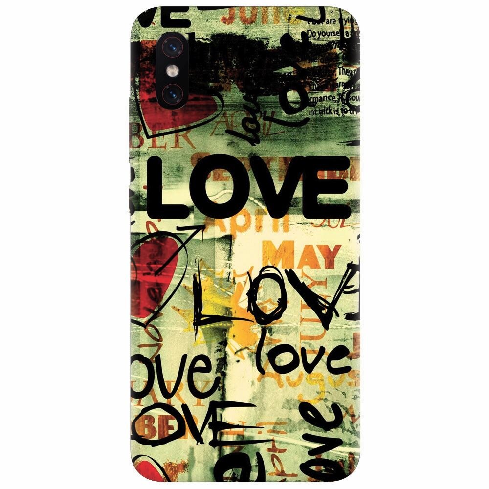 Husa silicon pentru Xiaomi Mi 8 Pro, Love Artwork