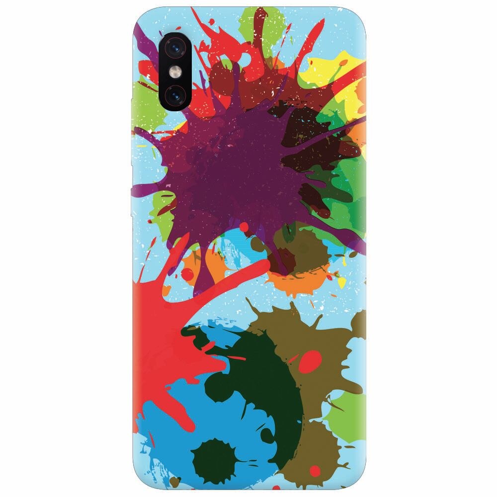 Husa silicon pentru Xiaomi Mi 8 Pro, Holi Splash