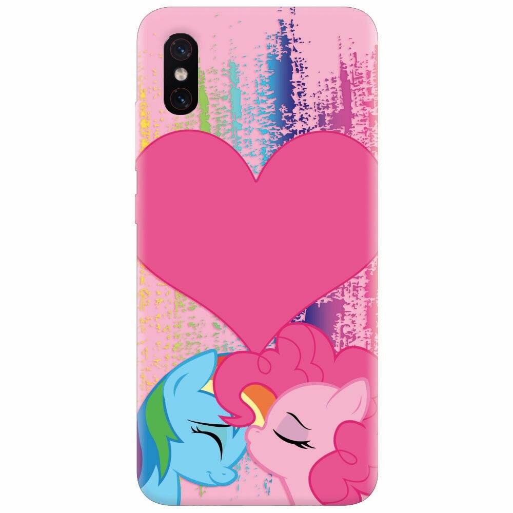 Husa silicon pentru Xiaomi Mi 8 Pro, Pinkie Kiss