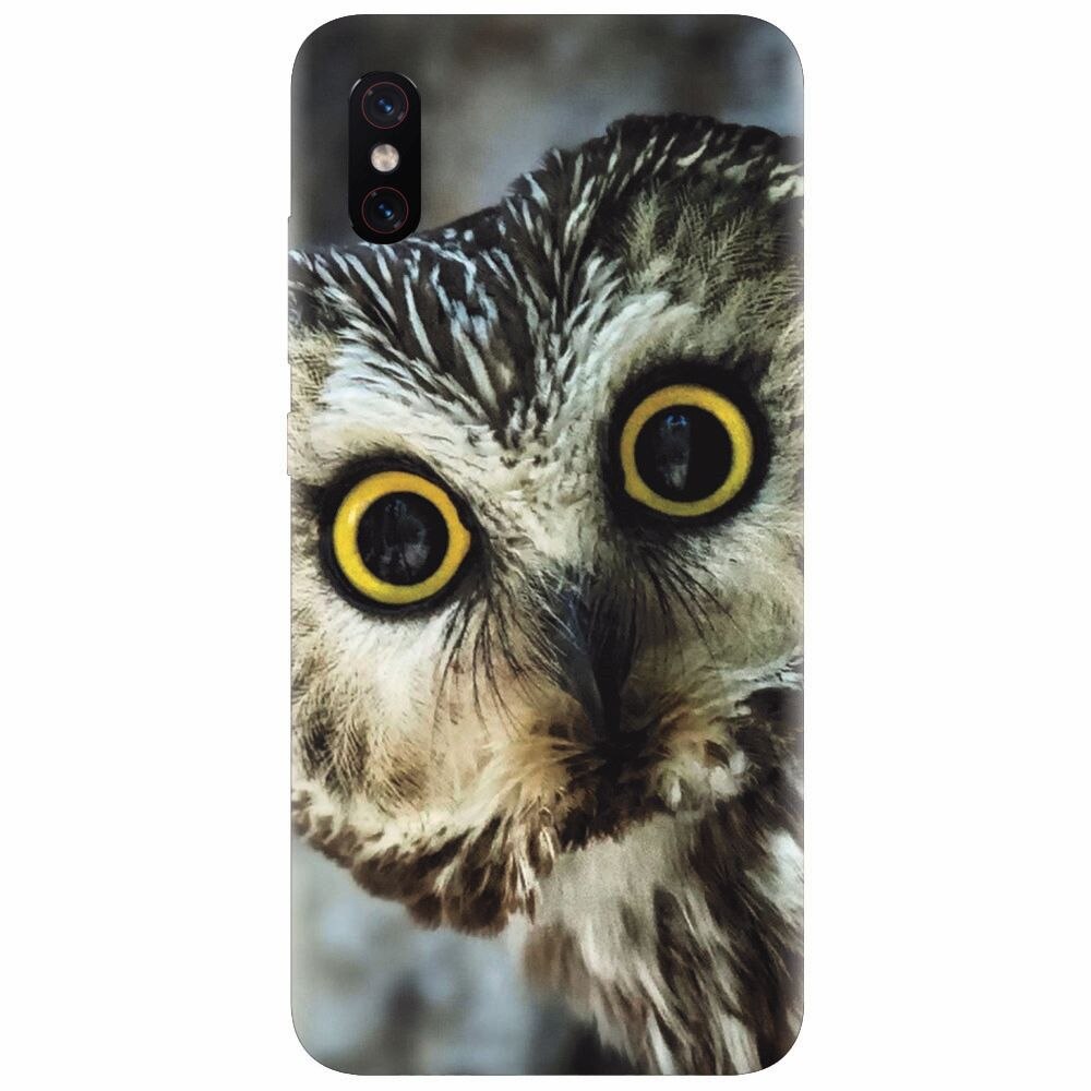 Husa silicon pentru Xiaomi Mi 8 Pro, Owl