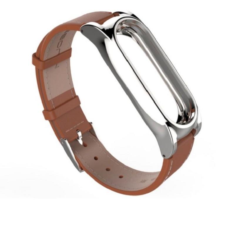 Curea piele Tech-Protect Herms Xiaomi Mi Band 3/4 Brown