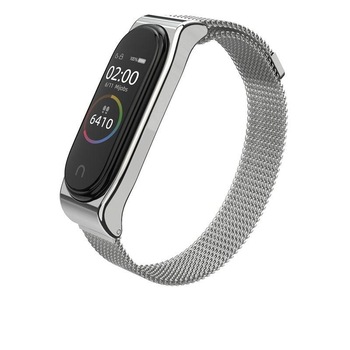 Curea otel inoxidabil Tech-Protect Milaneseband Xiaomi Mi Band 3/4 Silver Curea otel inoxidabil Tech-Protect Milaneseband Xiaomi Mi Band 3/4 Silver