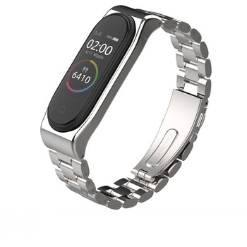 Curea otel inoxidabil Tech-Protect Stainless Xiaomi Mi Band 3/4 Silver Curea otel inoxidabil Tech-Protect Stainless Xiaomi Mi Band 3/4 Silver