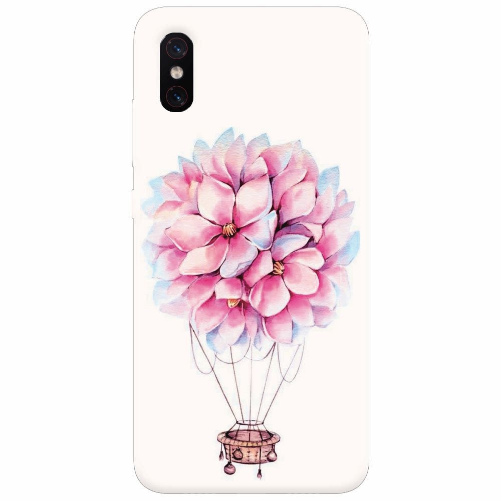 Husa silicon pentru Xiaomi Mi 8 Pro, Flower Baloon