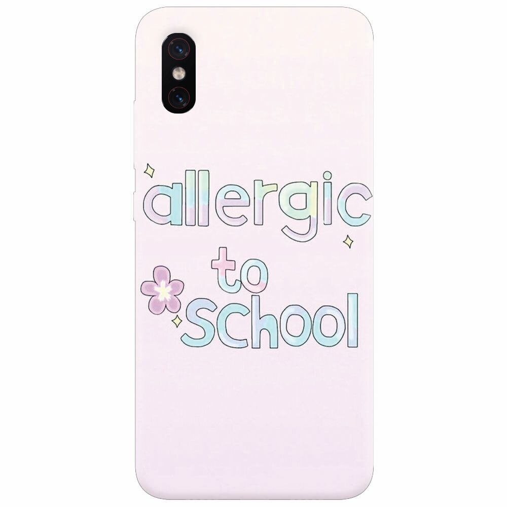 Husa silicon pentru Xiaomi Mi 8 Pro, Allergic To School