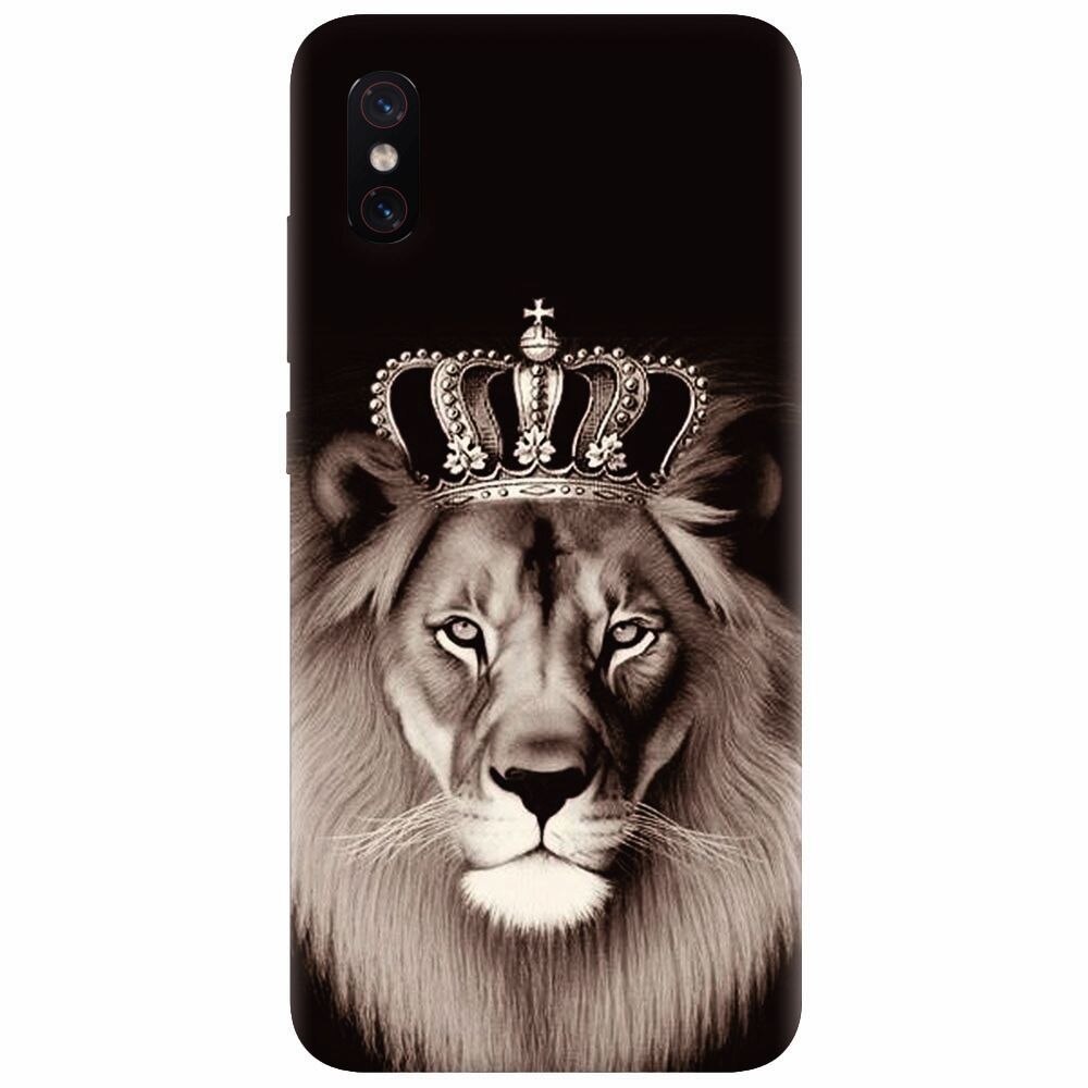 Husa silicon pentru Xiaomi Mi 8 Pro, Lion King