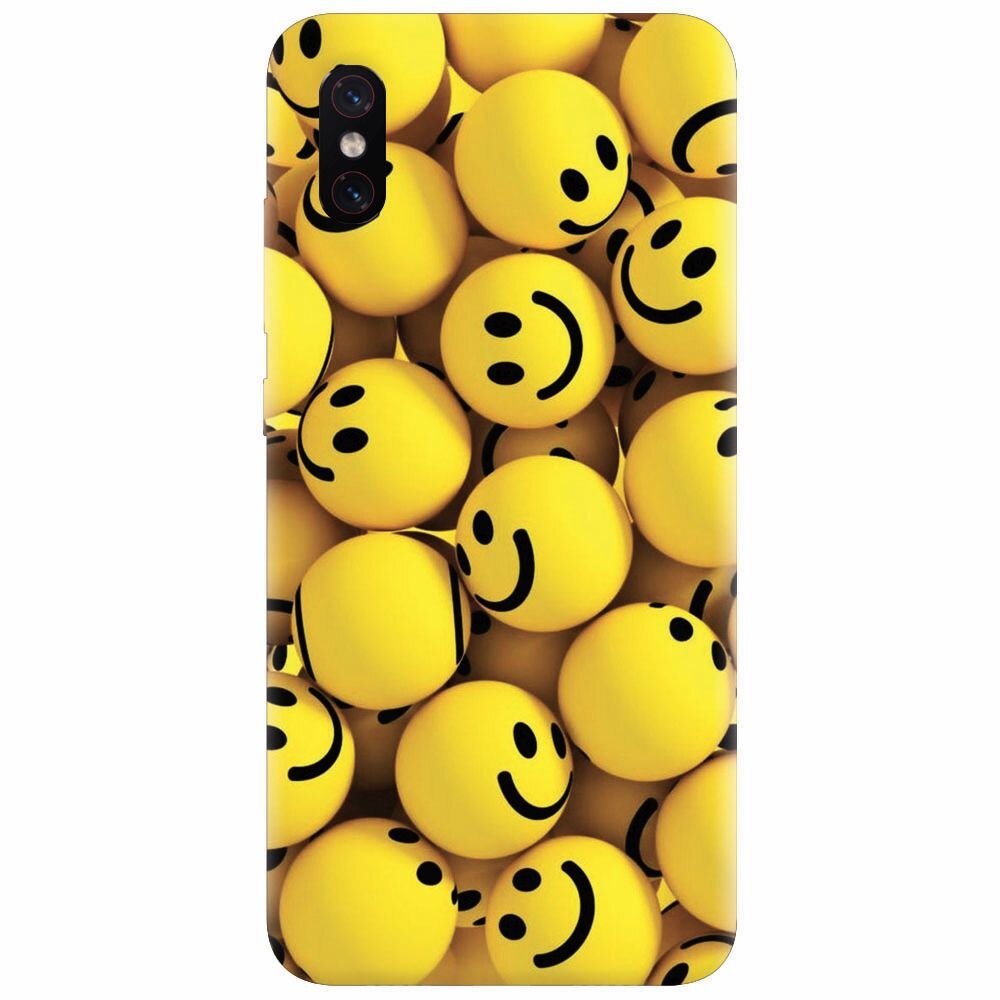 Husa silicon pentru Xiaomi Mi 8 Pro, Smiles 002