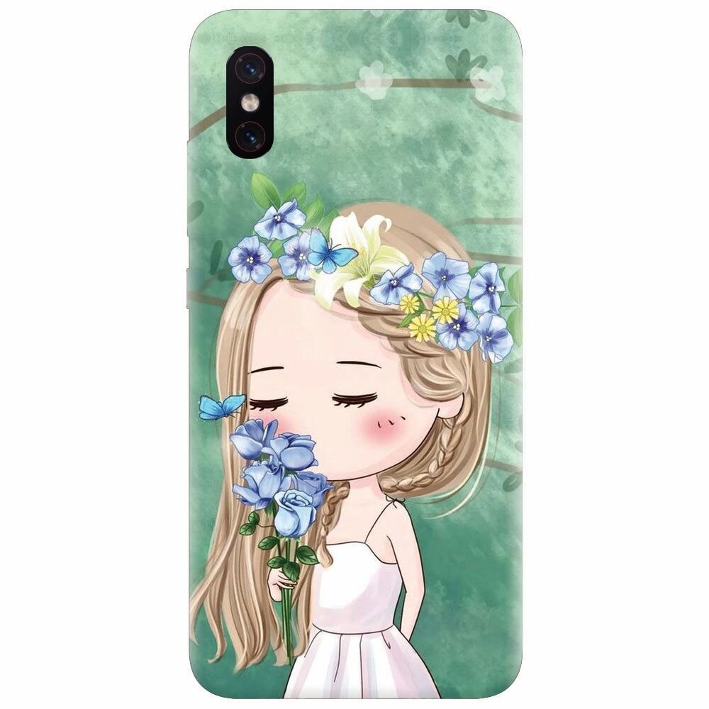 Husa silicon pentru Xiaomi Mi 8 Pro, Girl