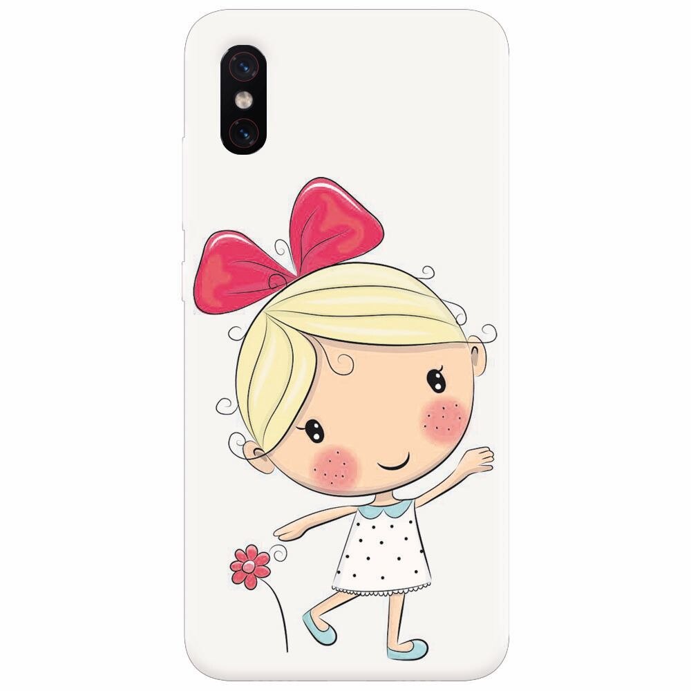 Husa silicon pentru Xiaomi Mi 8 Pro, Fetita