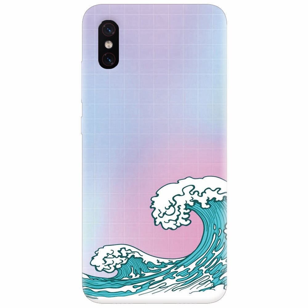 Husa silicon pentru Xiaomi Mi 8 Pro, Waves