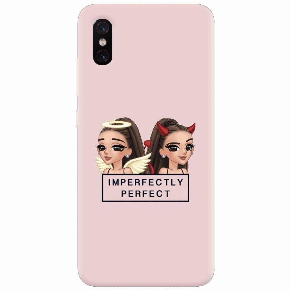 Husa silicon pentru Xiaomi Mi 8 Pro, Imperfectly Perfect Pink