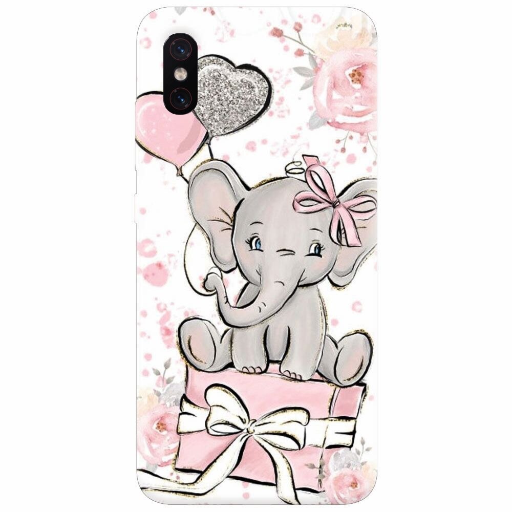 Husa silicon pentru Xiaomi Mi 8 Pro, Elefant