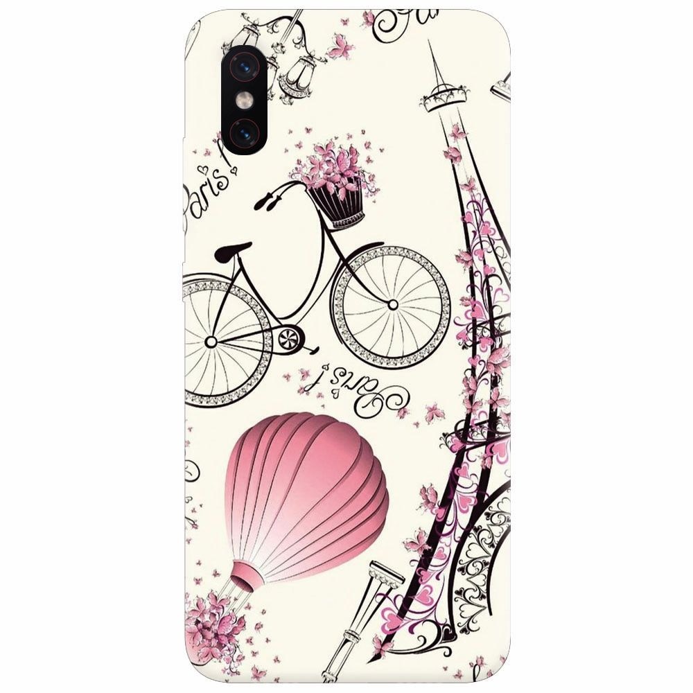 Husa silicon pentru Xiaomi Mi 8 Pro, Paris