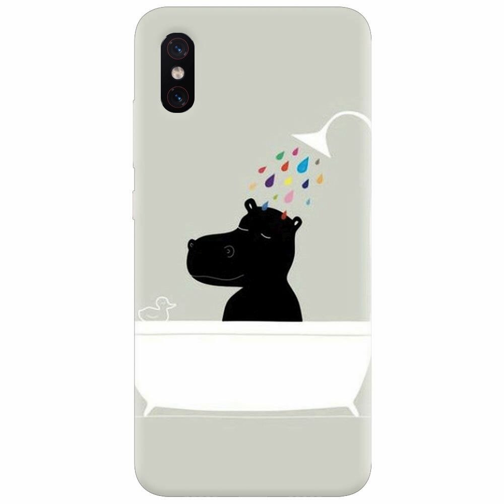 Husa silicon pentru Xiaomi Mi 8 Pro, Hippo Bath