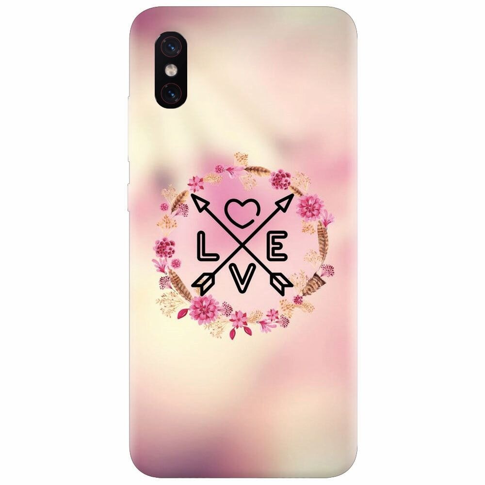 Husa silicon pentru Xiaomi Mi 8 Pro, Love Arrow