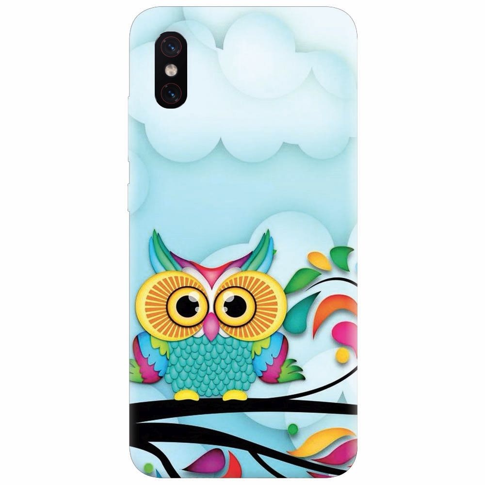 Husa silicon pentru Xiaomi Mi 8 Pro, Owl 102