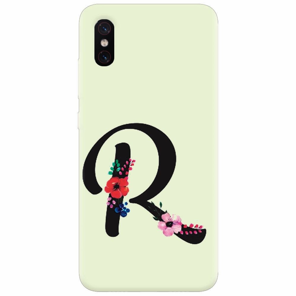 Husa silicon pentru Xiaomi Mi 8 Pro, Litera R