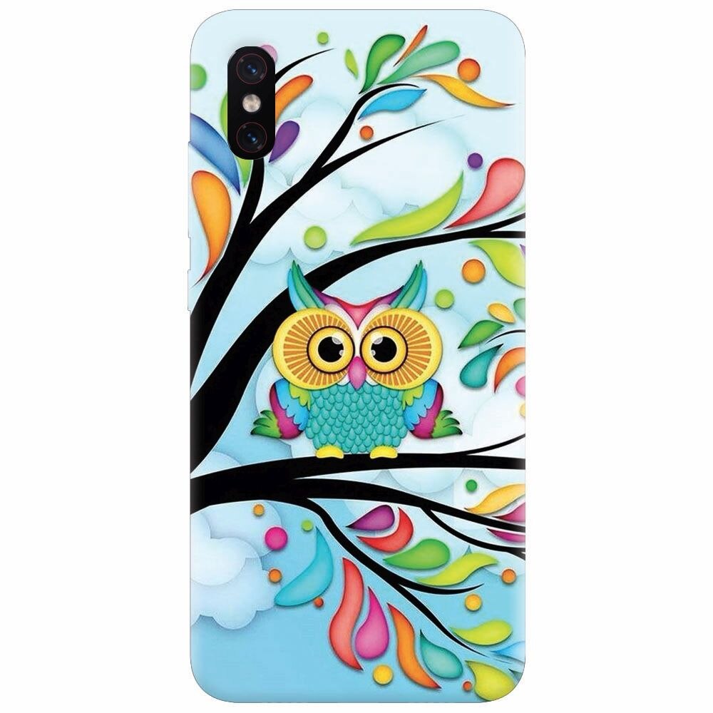 Husa silicon pentru Xiaomi Mi 8 Pro, Owl 101