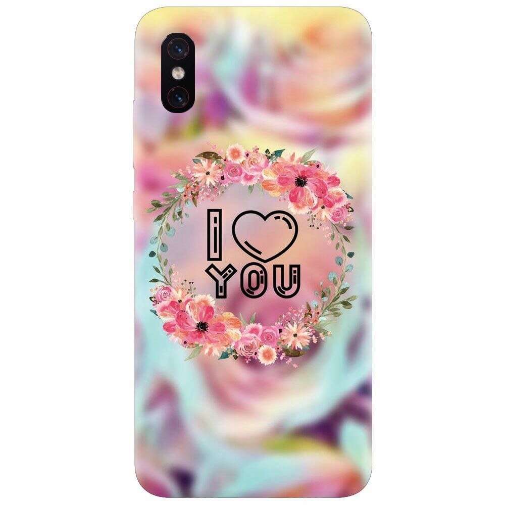 Husa silicon pentru Xiaomi Mi 8 Pro, I Love You