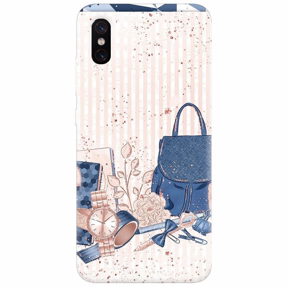 Husa silicon pentru Xiaomi Mi 8 Pro, Girl Accesories