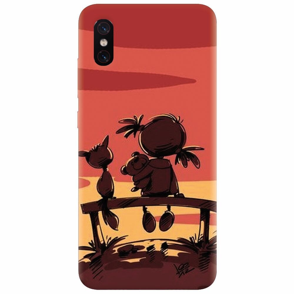 Husa silicon pentru Xiaomi Mi 8 Pro, Lovely Sunsets