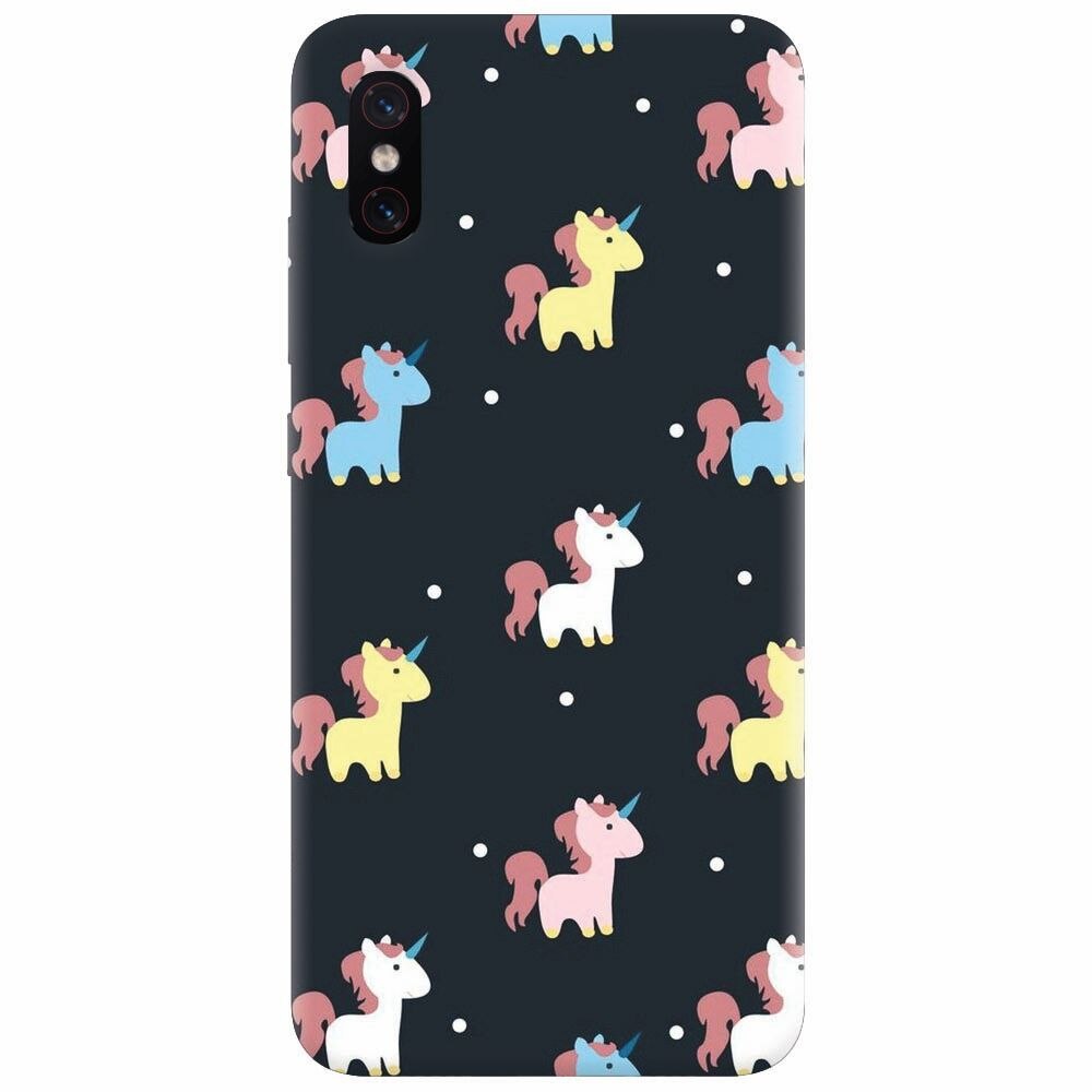 Husa silicon pentru Xiaomi Mi 8 Pro, Unicorns