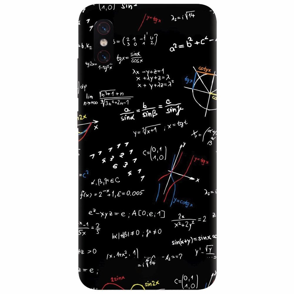 Husa silicon pentru Xiaomi Mi 8 Pro, Math