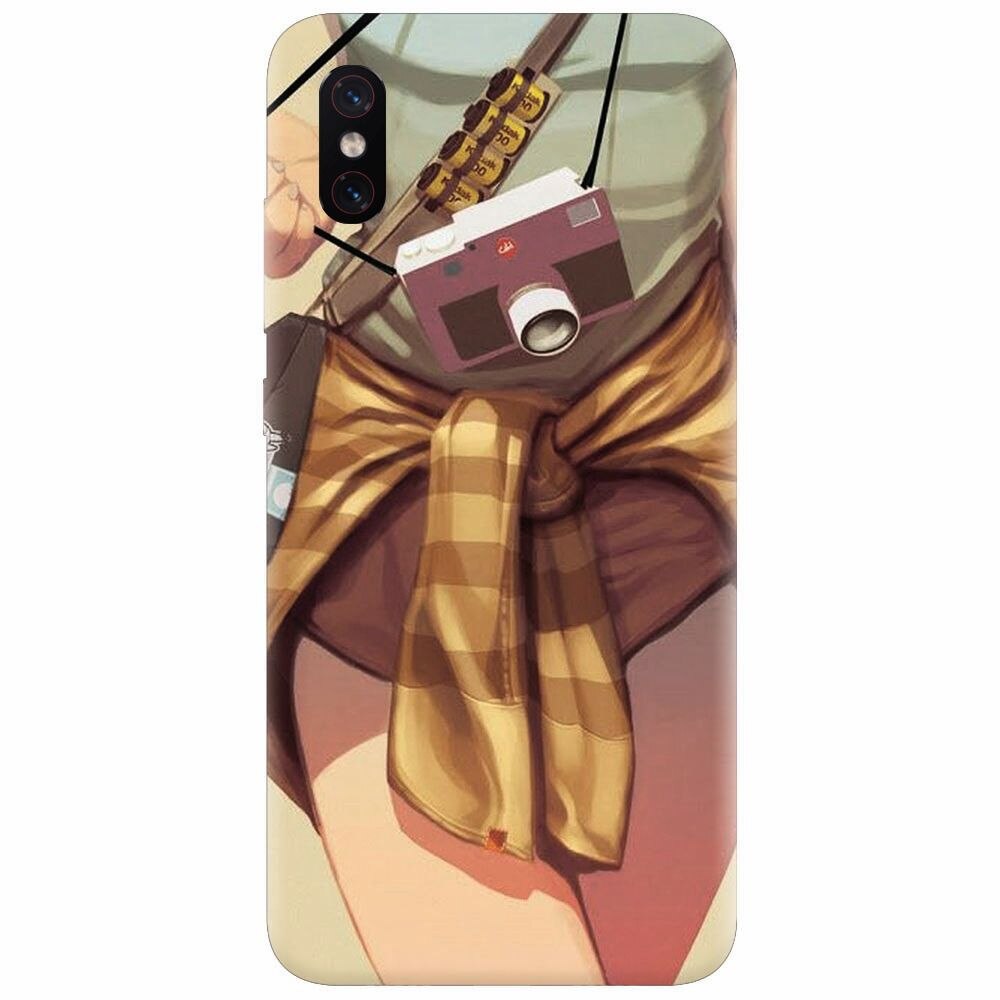 Husa silicon pentru Xiaomi Mi 8 Pro, Photograph Girl