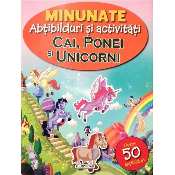 Cai, ponei si unicorni - 50 abtibilduri