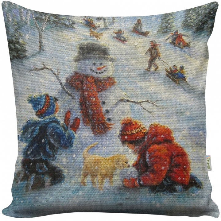 Gravel A13076 Díszpárna, 43x43 cm