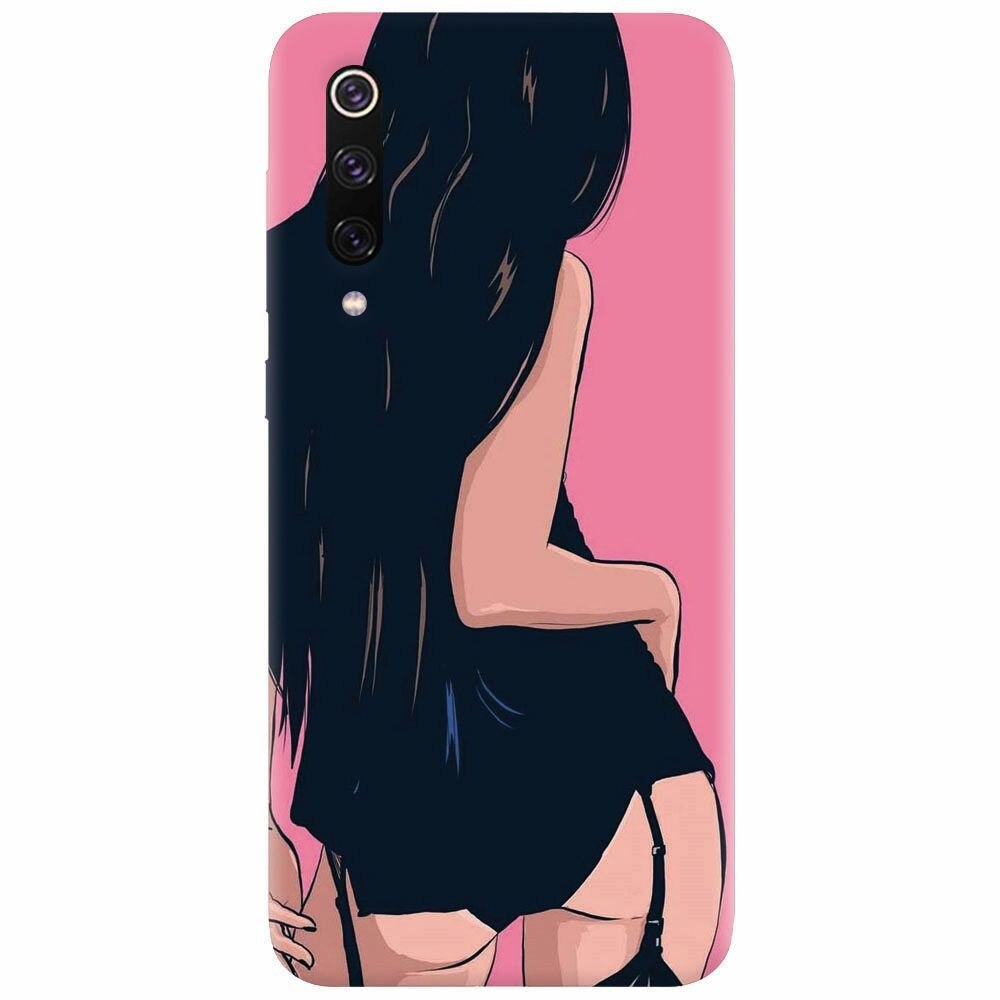 Husa silicon pentru Xiaomi Mi 9, Girl With Long Hair