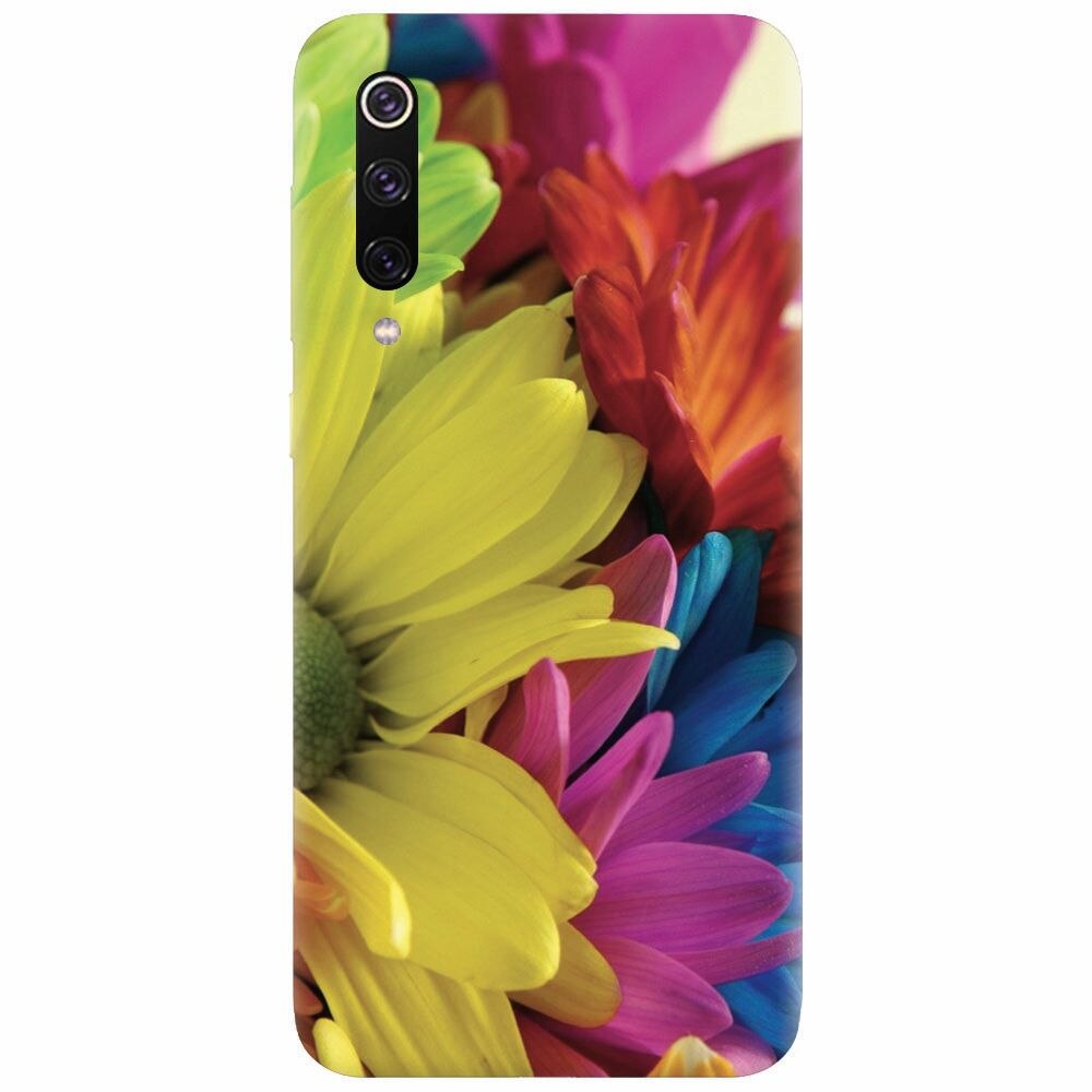 Husa silicon pentru Xiaomi Mi 9, Flower
