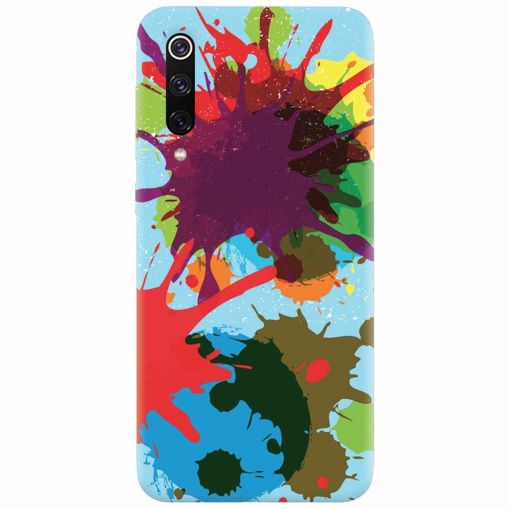 Husa silicon pentru Xiaomi Mi 9, Holi Splash
