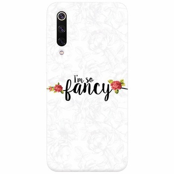 Husa silicon pentru Xiaomi Mi 9, Im So Fancy Floral Husa silicon pentru Xiaomi Mi 9, Im So Fancy Floral