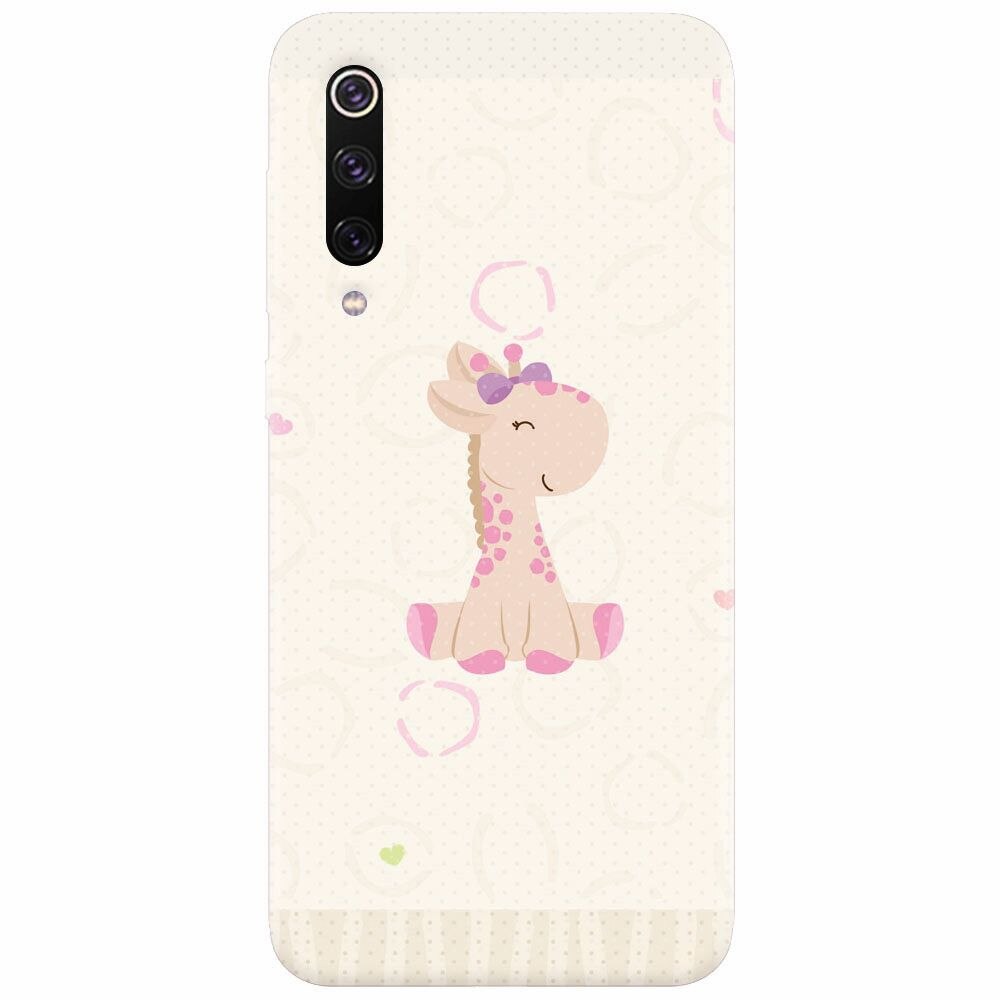 Husa silicon pentru Xiaomi Mi 9, Giraffe Cute