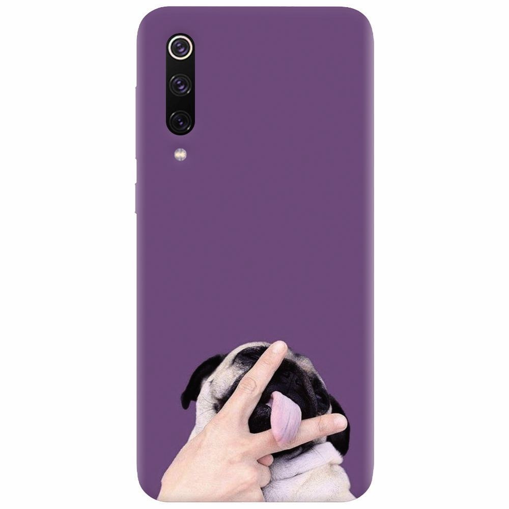Husa silicon pentru Xiaomi Mi 9, Cute Dog 2