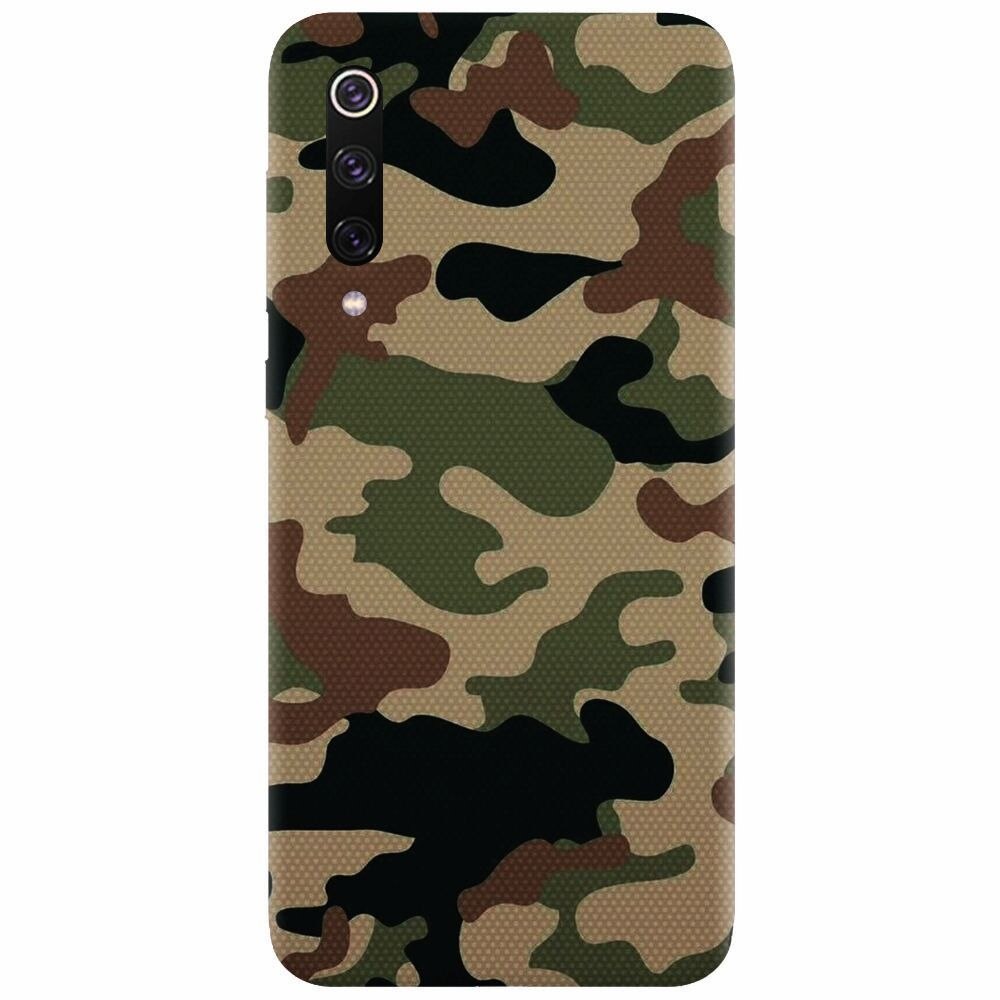 Husa silicon pentru Xiaomi Mi 9, Camuflaj