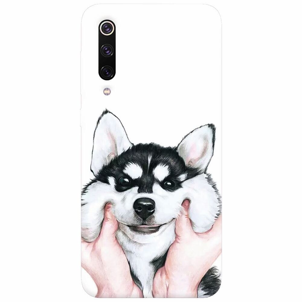 Husa silicon pentru Xiaomi Mi 9, Cute Dog 1