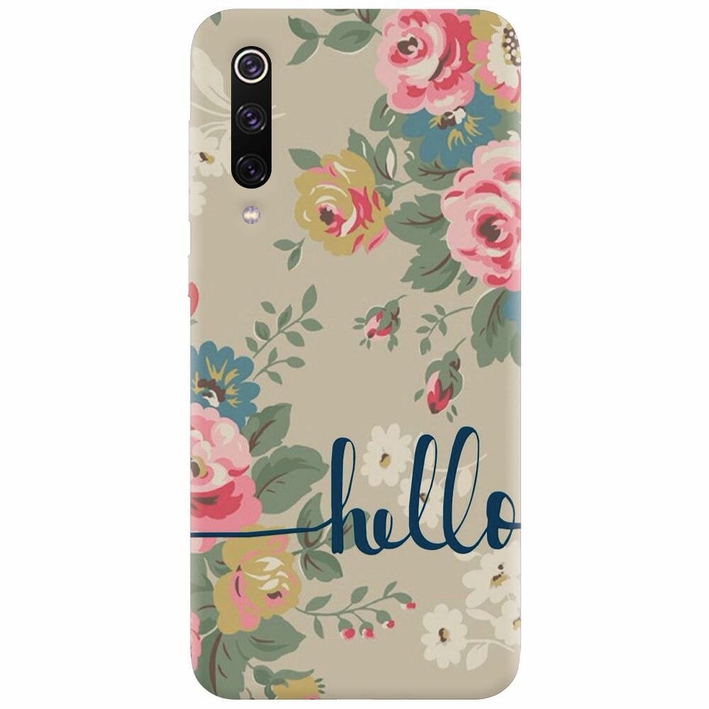 Husa silicon pentru Xiaomi Mi 9, Cute Flower Phone