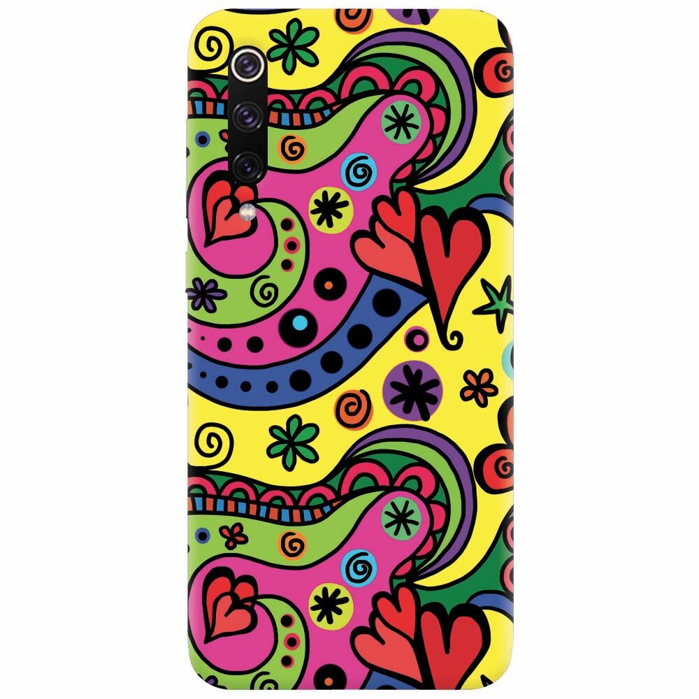 Husa silicon pentru Xiaomi Mi 9, Heart Color