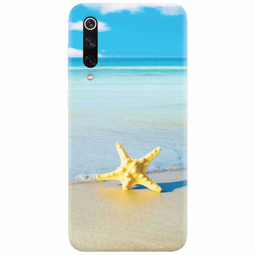 Husa silicon pentru Xiaomi Mi 9, Starfish Beach
