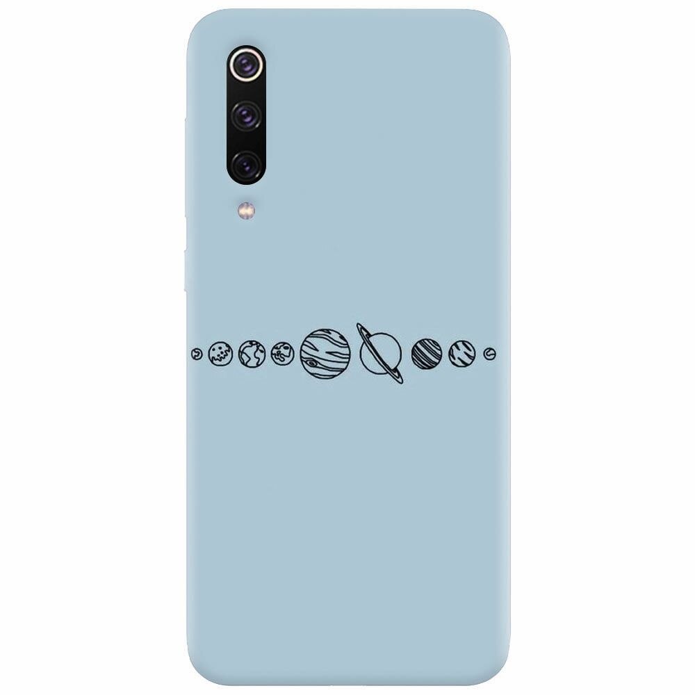Husa silicon pentru Xiaomi Mi 9, Planets